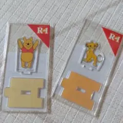 ディズニーアクリル2個セット　明治　Ｒ１