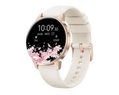 デザイン Bluetooth通話 スマートウォッチ ベージュ