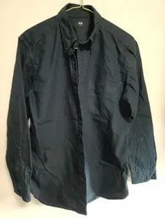 ユニクロ オックスフォードシャツ ダークブルー M