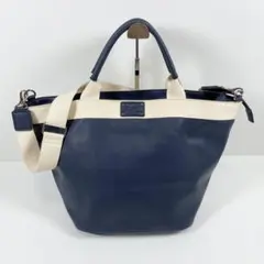 【未使用】kitamura キタムラ 2way ショルダーバッグ 舟形 A4