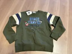 最終値下 新品 ミキハウス DOUBLE.B 宇宙 トレーナー 130