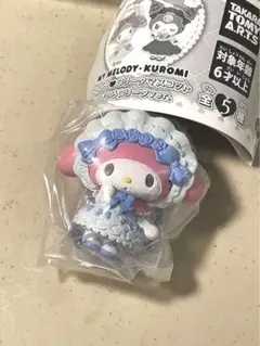 マイメロディ カプセルトイ　水色ロリータ　フィギュア　ガチャガチャ　サンリオ