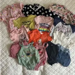 26点セット まとめ　80、90、100 女の子　双子　ミキハウス　西松屋