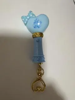 【新品】ディズニーストア ミニー ペンライトキーチェーン 青 ブルー