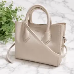 D.KELLY 2WAY ハンドバッグ ショルダーバッグ アイボリー レディースのサムネイル
