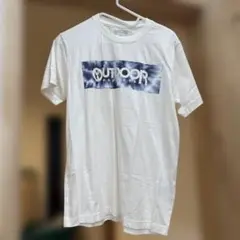 OUTDOOR ホワイト Tシャツ