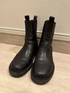 【美品】IENA【CARMENS】サイドゴアブーツ.メイドインITALY SALE】カルミーナ 1209 BLACK サイドゴアブーツ レディース[サイズ交換