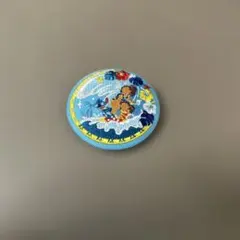 ディズニー　刺繍缶バッジ　ビスケット　リロアンドスティッチ