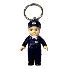非売品　Buddy Lee キーホルダー　フィギュア キーホルダー 紺 9cm