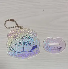 ちいかわ てんし♡あくま アクスタにもなるホログラムアクリルキーホルダー