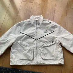 レディース ブルゾン ジャケット 丈短め ホワイト フリーサイズ