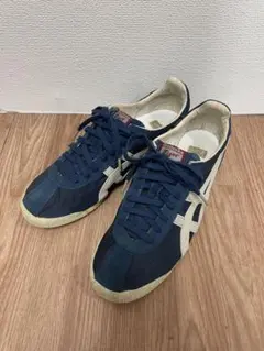 美品】希少 オニツカタイガー 日本製 VICKA NM スニーカー 24 青