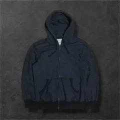 00s OLD UNIQLO ダブルジップパーカー 短丈 black Y2K