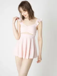 dazzlin 水着 ワンピース ピンク 新品 9号 Mのサムネイル