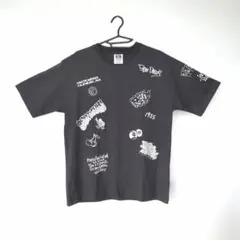 Ben Davis Tシャツ トップス　グラフィックプリント ブラックグレー古着のサムネイル