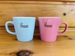非売品 mister Donut マグカップセット（青・ピンク）