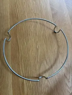 無印良品木製ごみ箱・丸型　袋止めワイヤーのみ 約直径２３．５×高さ３０．５ｃｍのサムネイル