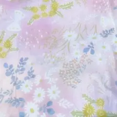 Ｌｕｏｎｔｏ−ルオント− 『春の野原』　ピンク シーチング生地 綿