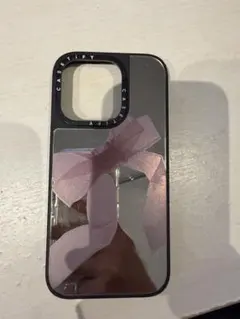 CASETiFY リボンデザイン iPhone 15pro ミラー ケース