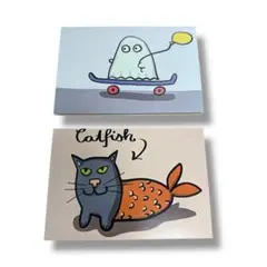 グリーティングカード 2種セット 封筒付