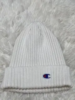 Champion ホワイトニット帽