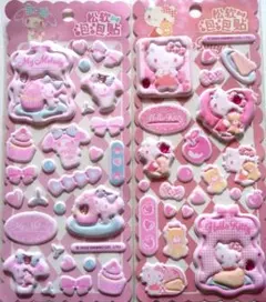 値下　サンリオ　マシュマロシール　マイメロ　キティ　海外公式ライセンス品　限定品