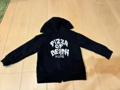 PIZZA OF DEATH キッズ パーカー 黒　100cmくらい