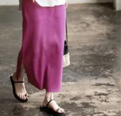 NOBLE トタンテレコタイトスカート　ノーブル　ベイクルーズ　ピンクM