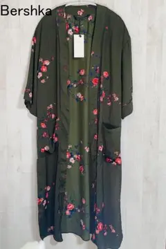 【美品　タグ付き】Bershka ベルシュカ ロングカーディガン
