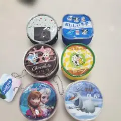 ミニポーチ 6点セット おにぎり 牛乳 アナ雪