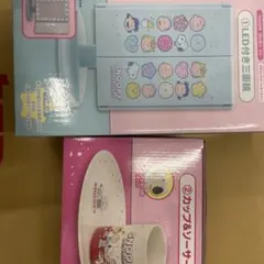 スヌーピー　一番くじ　1番　LED付き三面鏡　2番　カップ&ソーサー