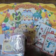 ポケモンバースデーカードとお正月ステッカー