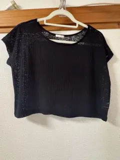 GU 透かし編みニットトップス