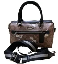 新品・未使用コーチCoach スヌーピー刺繍トートバッグ2way - メルカリ