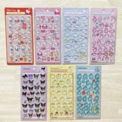 ボンボンドロップシール 7枚 キティ シナモン ポムポムプリン ハンギョドン