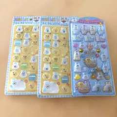新品　んぽちゃむ　ぷくぷくシール　うるちゅるシール　セットのサムネイル
