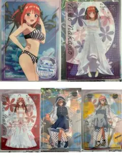 五等分の花嫁 クリアポスター ジャンボカードダス