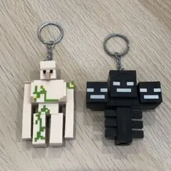 マインクラフト フィギュアキーチェーン ゾンビ アイアンゴーレム