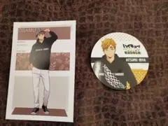 ハイキュー!! 東武動物公園 コースター 宮侑、ポストカード 宮治