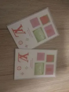 ルイ・ヴィトン ロゴ入りシール 2枚セット