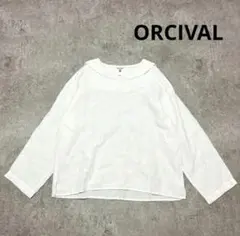 オーシバル ORCIVAL リネン セーラーブラウス シャツ プルオーバーのサムネイル