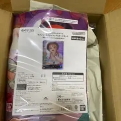 【新品ダンボール未開封】ワンピース プレイマット プロモーションカード付き 新品ダンボール未開封】ワンピース プレイマット プロモーションカード