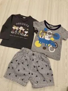 PEANUTS Tシャツ・他Tシャツショートパンツセット 90cm