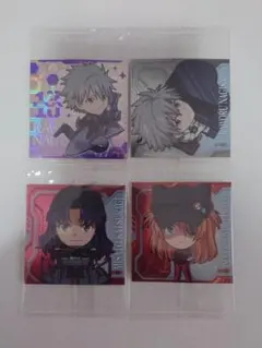 エヴァンゲリオン　ウエハース　シール　渚カヲル　SR　N　他　計４枚