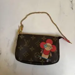 極美品 ルイヴィトン ダミエ ミニポシェットアクセソワール