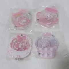 マイメロディ アクリルキーホルダー 4個セット