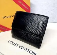 【美品】LOUIS VUITTON ポルトモネビエカルトクレディWホック財布