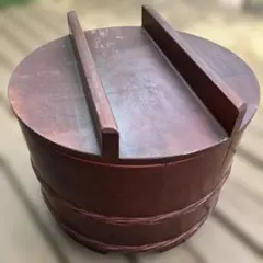 未使用保管品】木製 手桶 湯桶 水桶 柄杓付き 元箱あり 古道具 - メルカリ