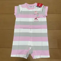 【新品未使用】ミキハウス　ロンパース　ホットビスケッツ