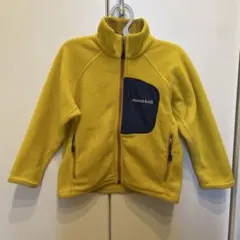 montbell フリースジャケット イエロー　100cm